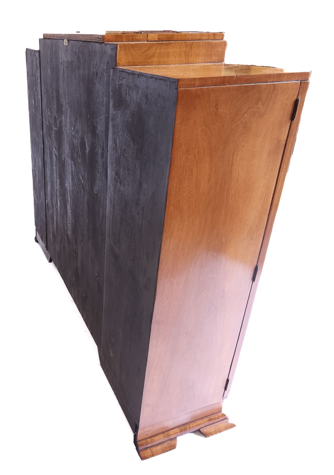 Art Deco Burr Walnut Cocktail / Display Cabinet photo 1200.0