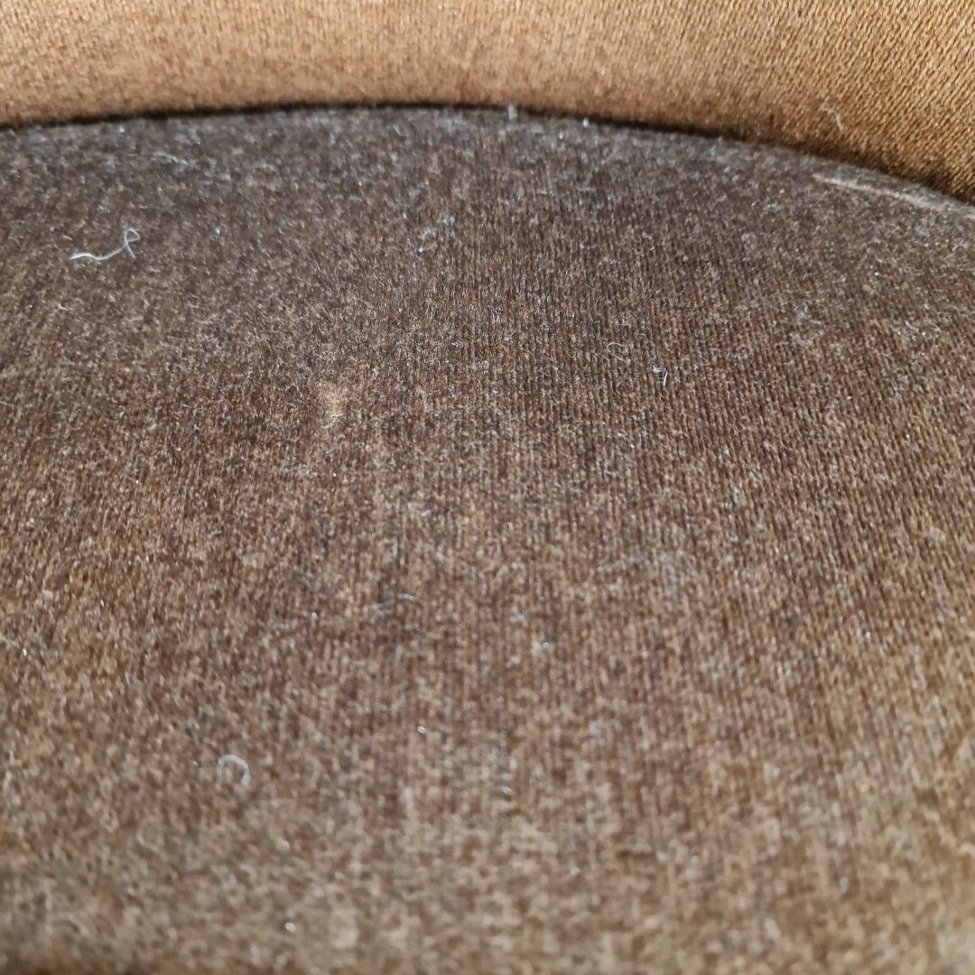 Vintage Bedroom Nursing Chair Upholstered Slipper Dressing Seat Cabriole Legs photo vinterior