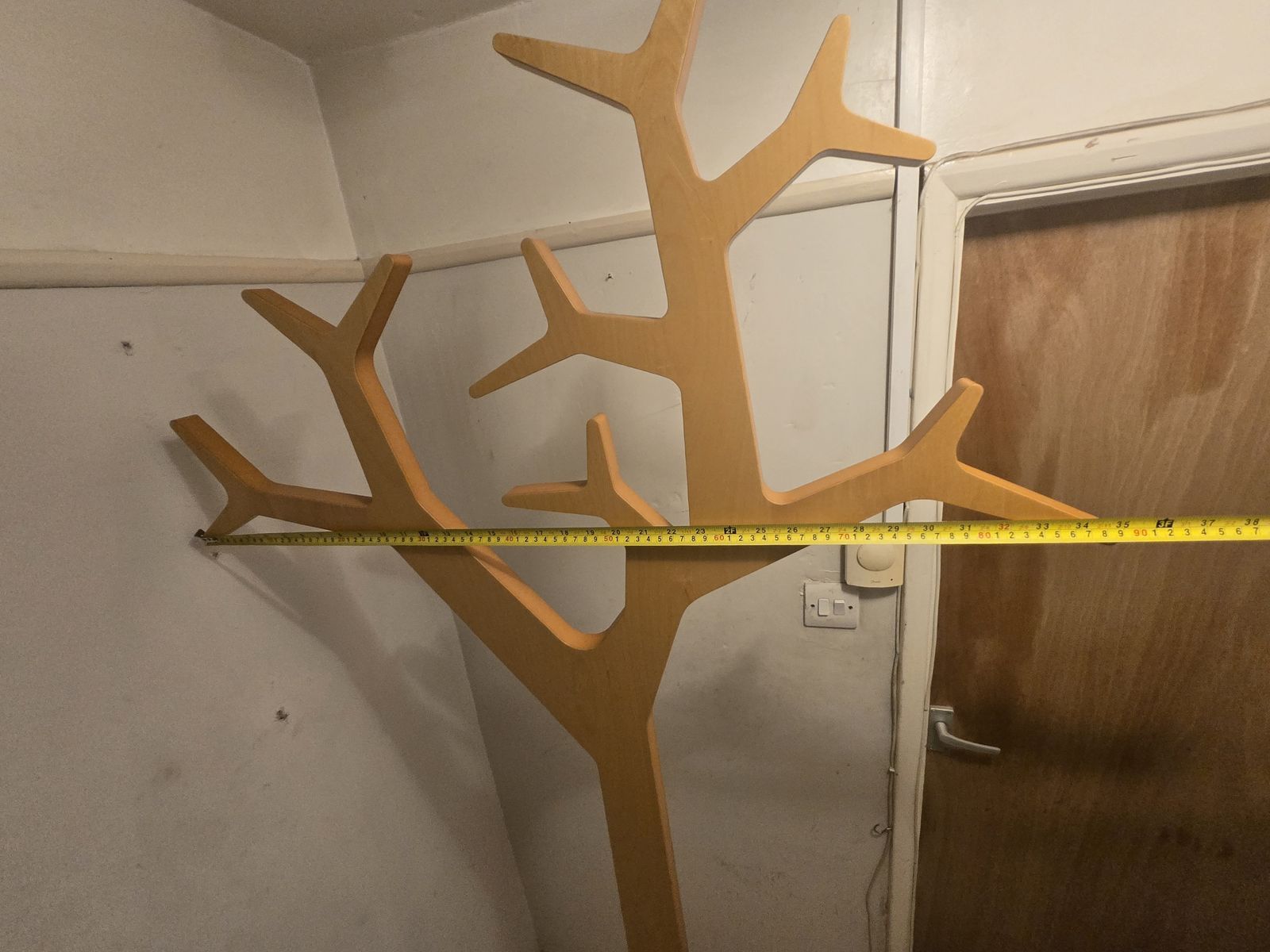 Swedese Tree Coat Stand In Oak Veneer Designed By Michael Young And Katrin Olina photo vintage