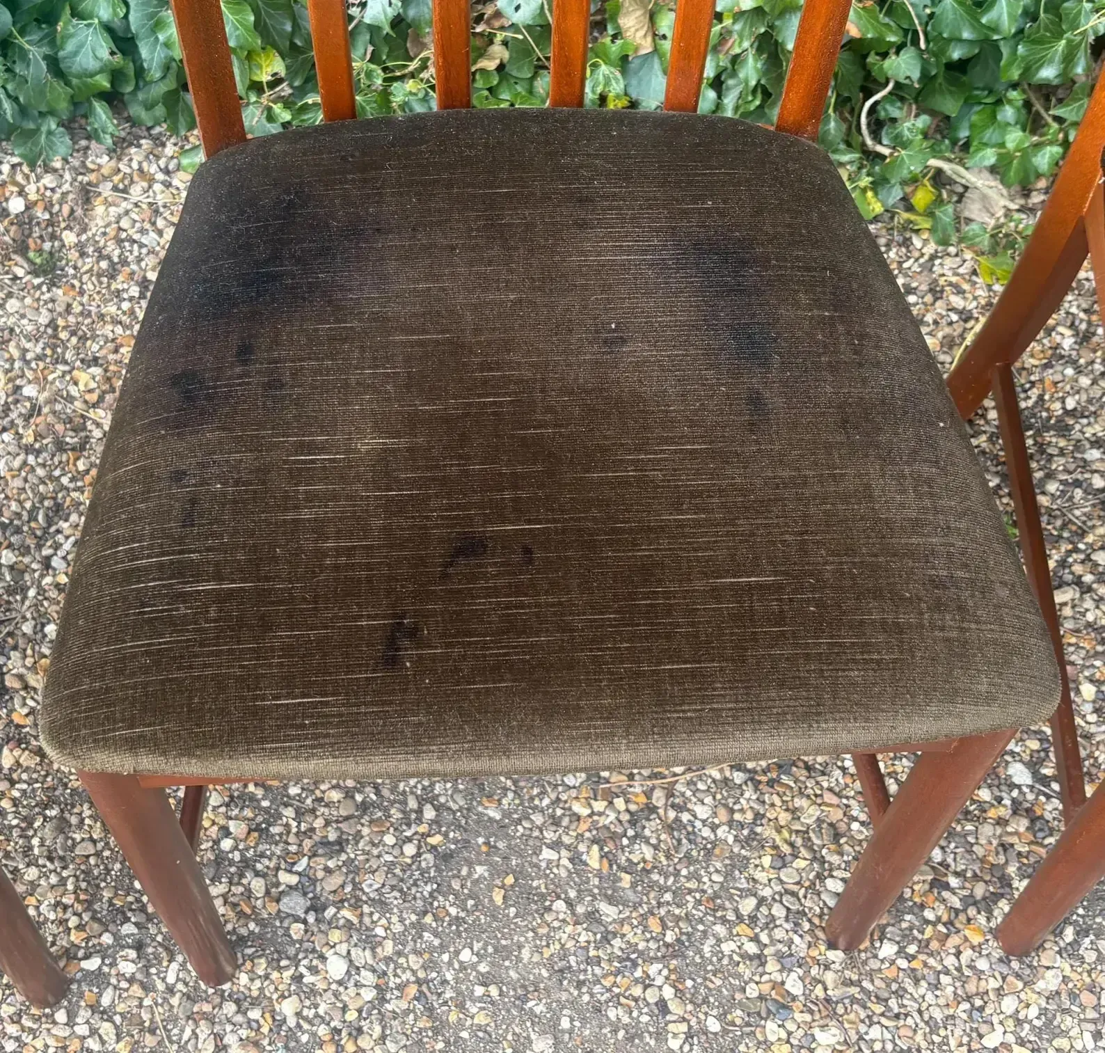 480.0 Set Of Six McIntosh Mid Century Teak Dining Chairs C.1970s photo