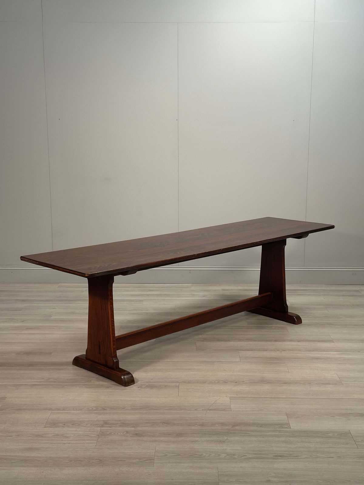 photo buy Large Military Arts & Crafts Oak Refectory Table