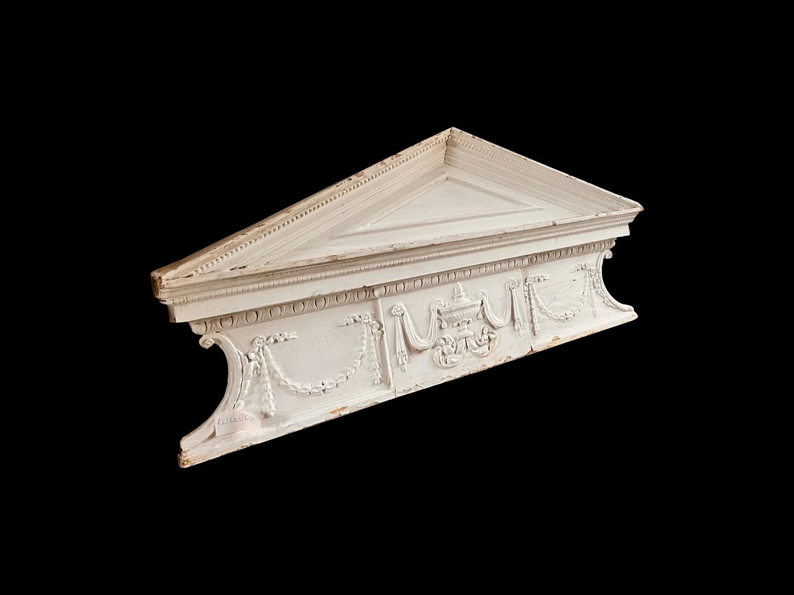 Rare Georgian Over Door Pediment photo furniture
