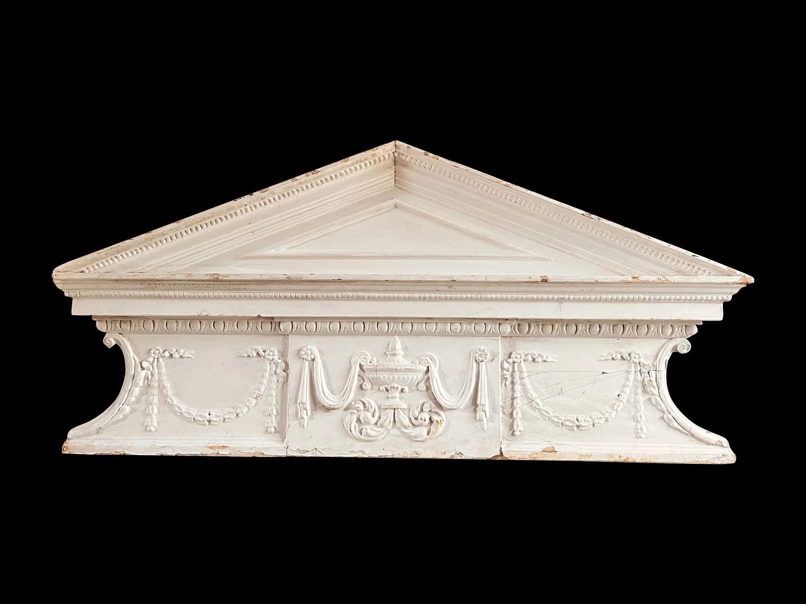 Rare Georgian Over Door Pediment photo for sale