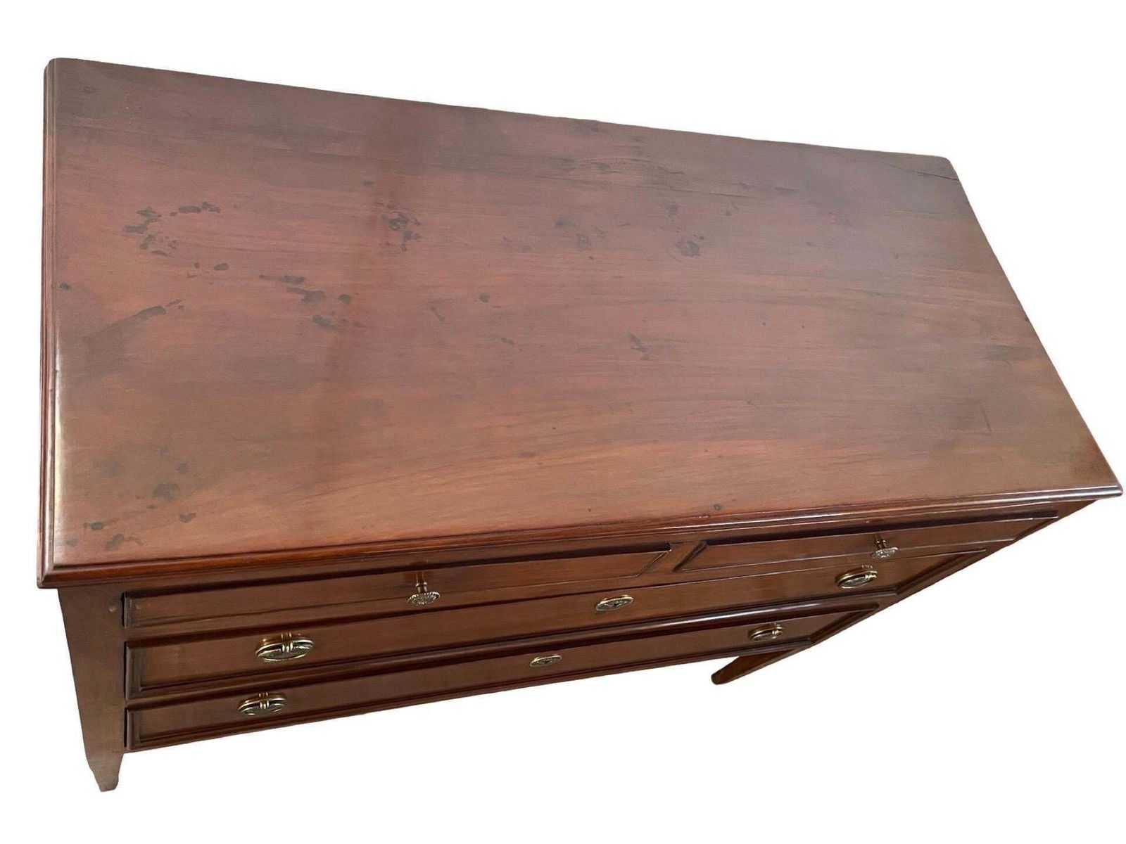 Pair Of Italian Neoclassical, Louis XVI, Walnut And Cherry Commodes photo furniture