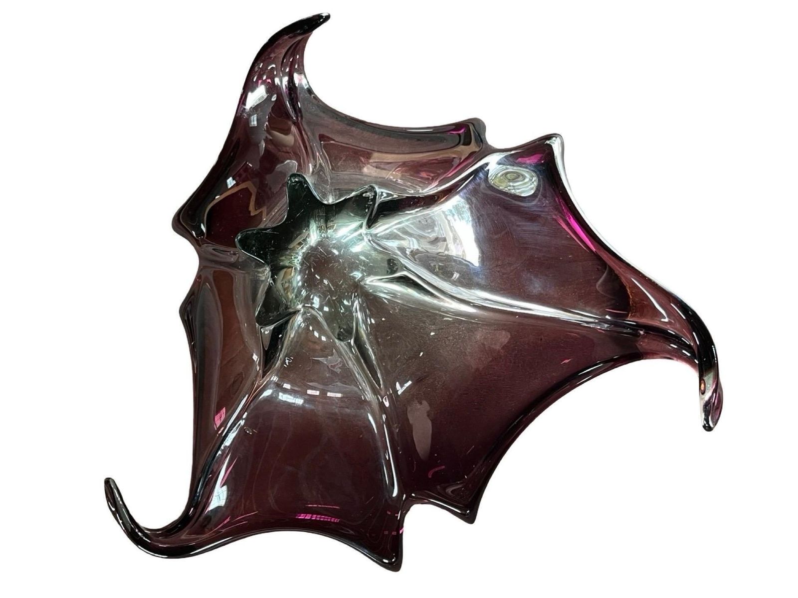 Murano Submerged Blown Glass Centerpiece Attributed To Fratelli Toso, 1960 1970 photo vinterior