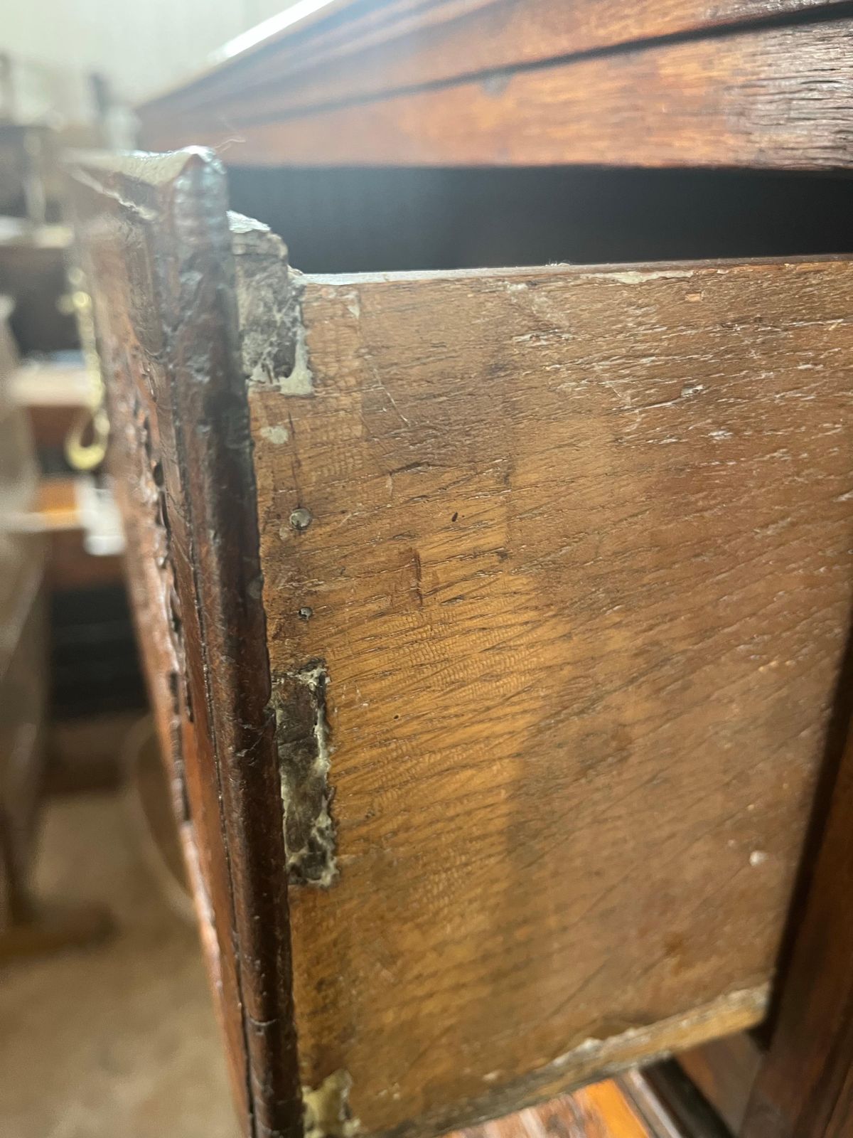 photo buy French Carved Oak Louis XVI Chest Of Drawers, Late 1700s