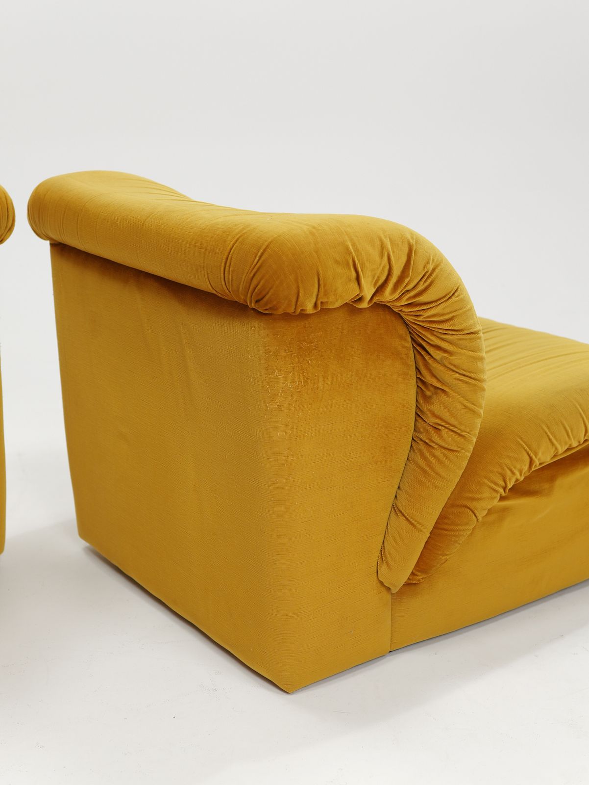 Pair Of Doimo Salotti Lounge Chairs, 1970s photo for sale