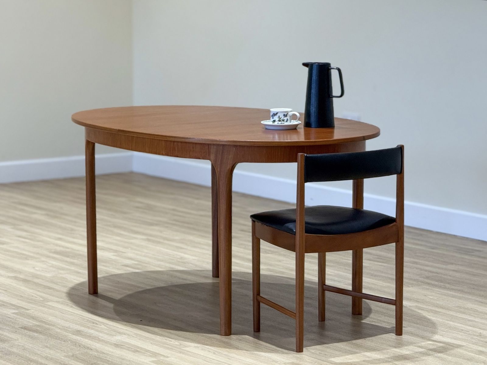 A McIntosh Extending Oval Dining Set By Tom Robertson — Dunvegan Collection, 1960s photo Furniture