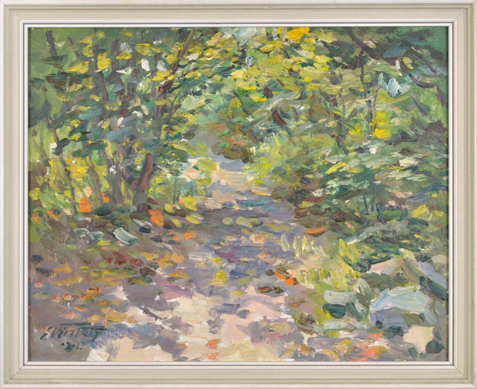 Edgars Vinters Landscape. 2001. By Edgars Vinters. Oil On Cardboard. 40x50 Cm 2001 photo furniture