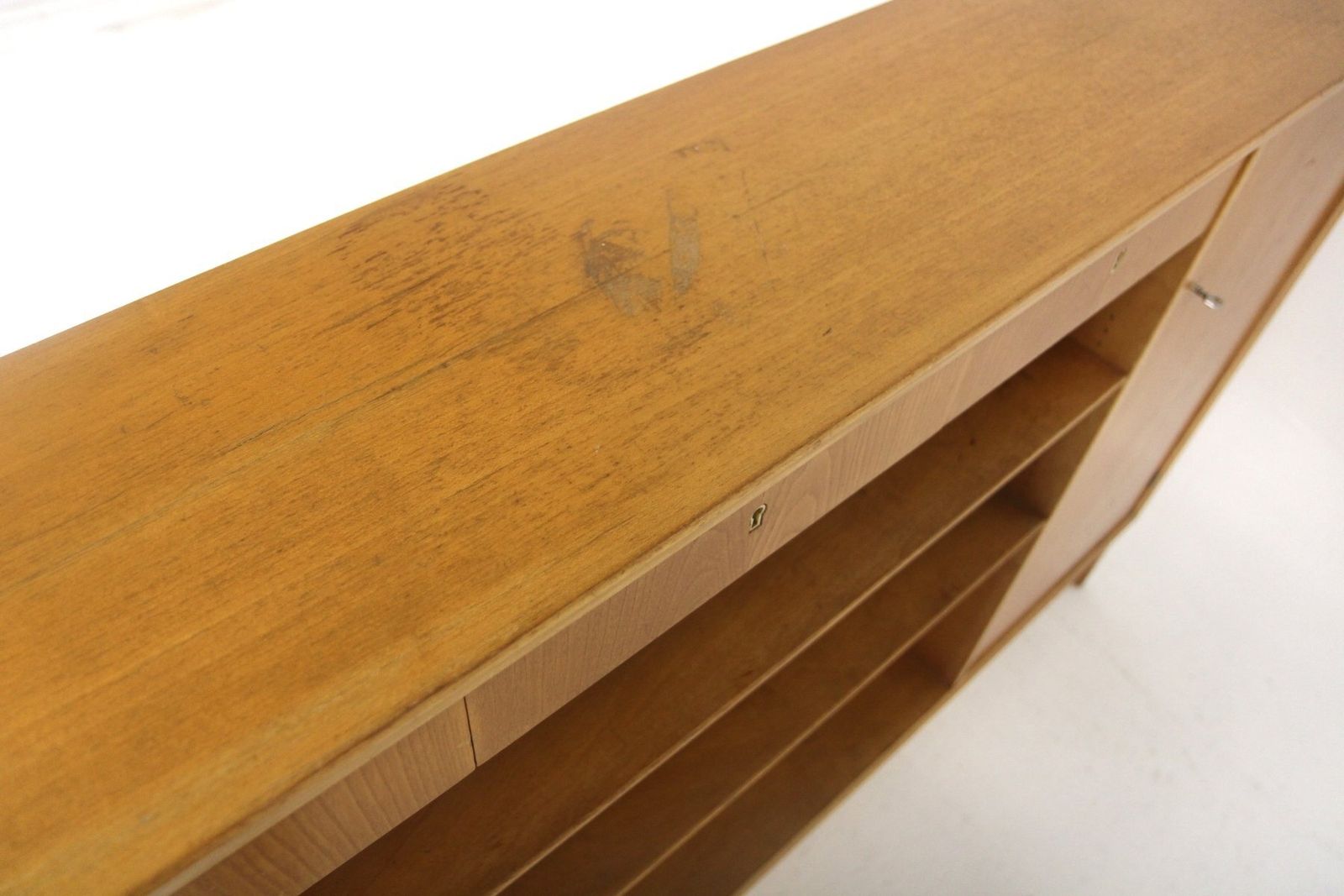Modern Scandinavian Elm Bookshelf, Sweden, 1940s photo Furniture