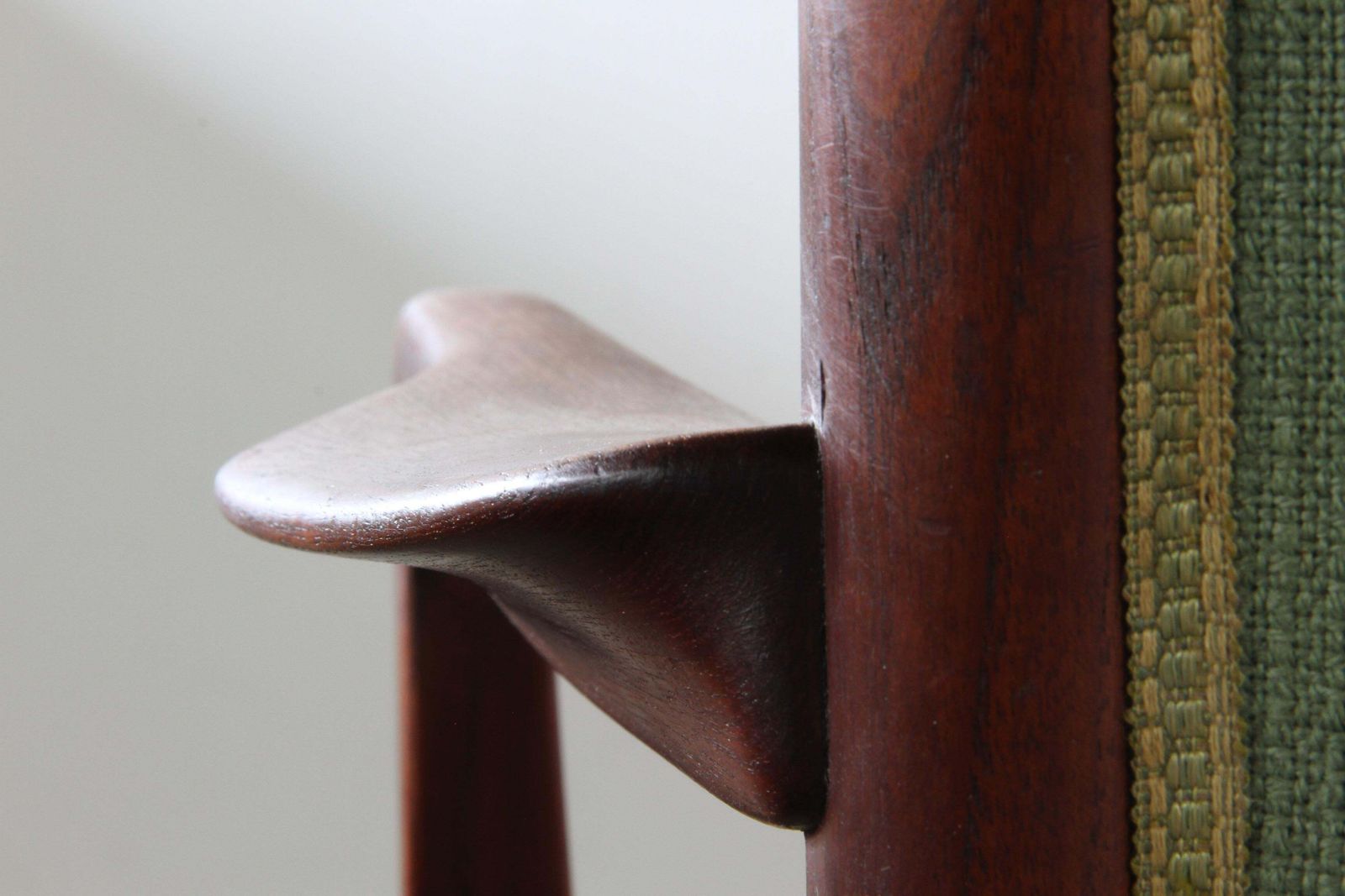 Vintage Danish Teak Armchair, Mid Century Modern, 1950s photo for sale