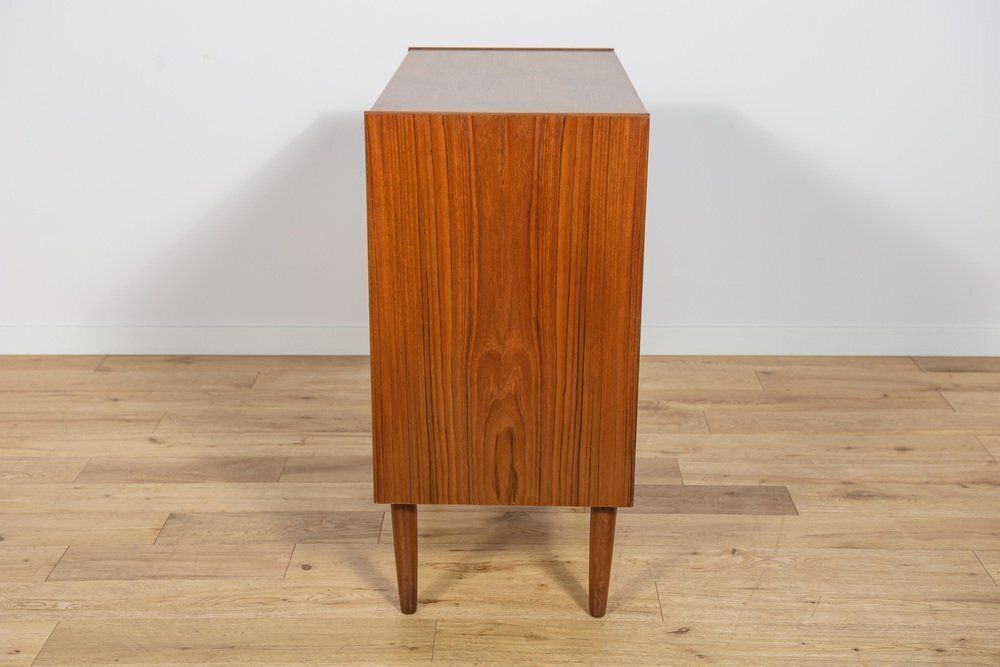 Mid Century Teak Dresser With Dressing Table, Denmark, 1960s photo Furniture