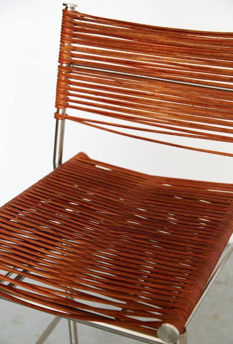 775.0 Missb Bar Stools By Tito Agnoli For Pierantonio Bonacina, 1990s, Set Of 2 photo