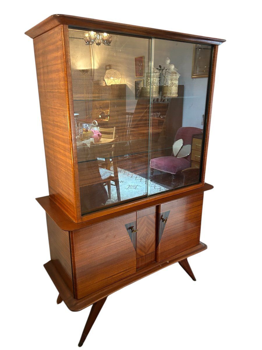 Italian Modernist Display Cabinet By Paolo Buffa, 1950s