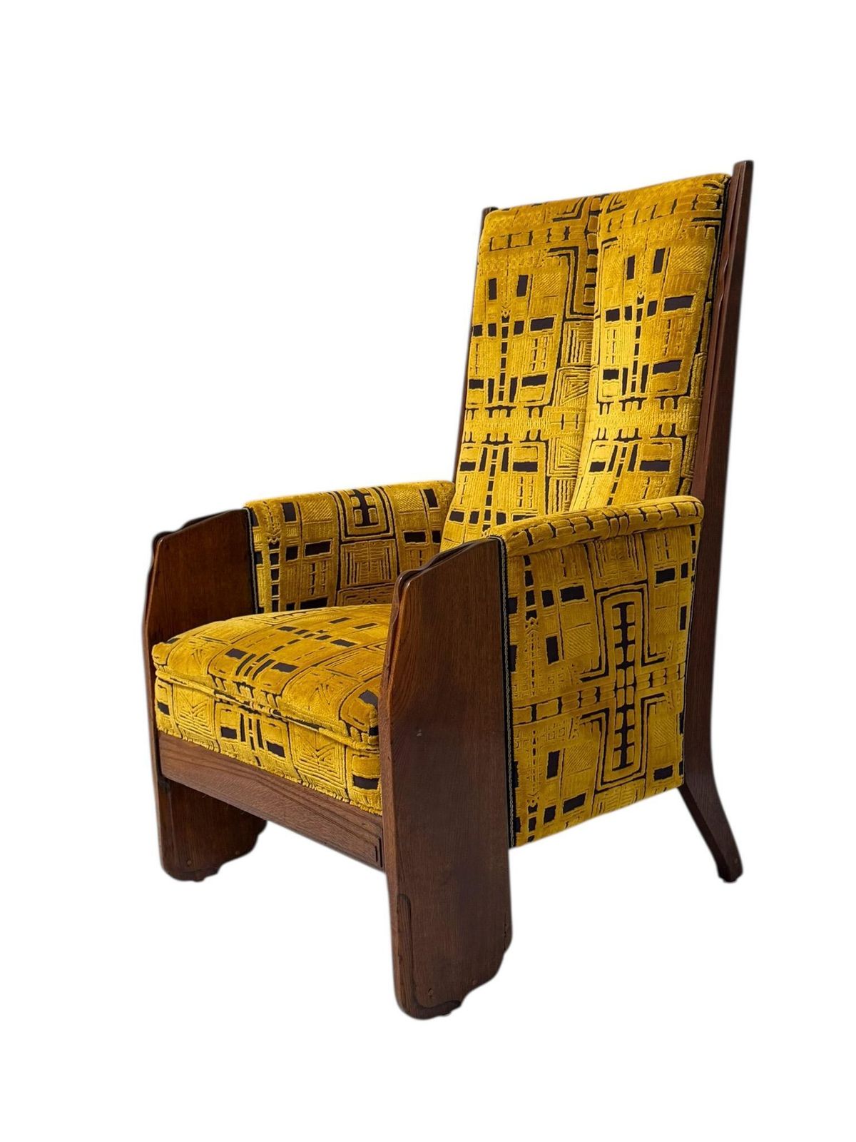 Art Deco Amsterdamse School Lounge Chair By Cornelis Van Der Sluys, 1918 photo furniture