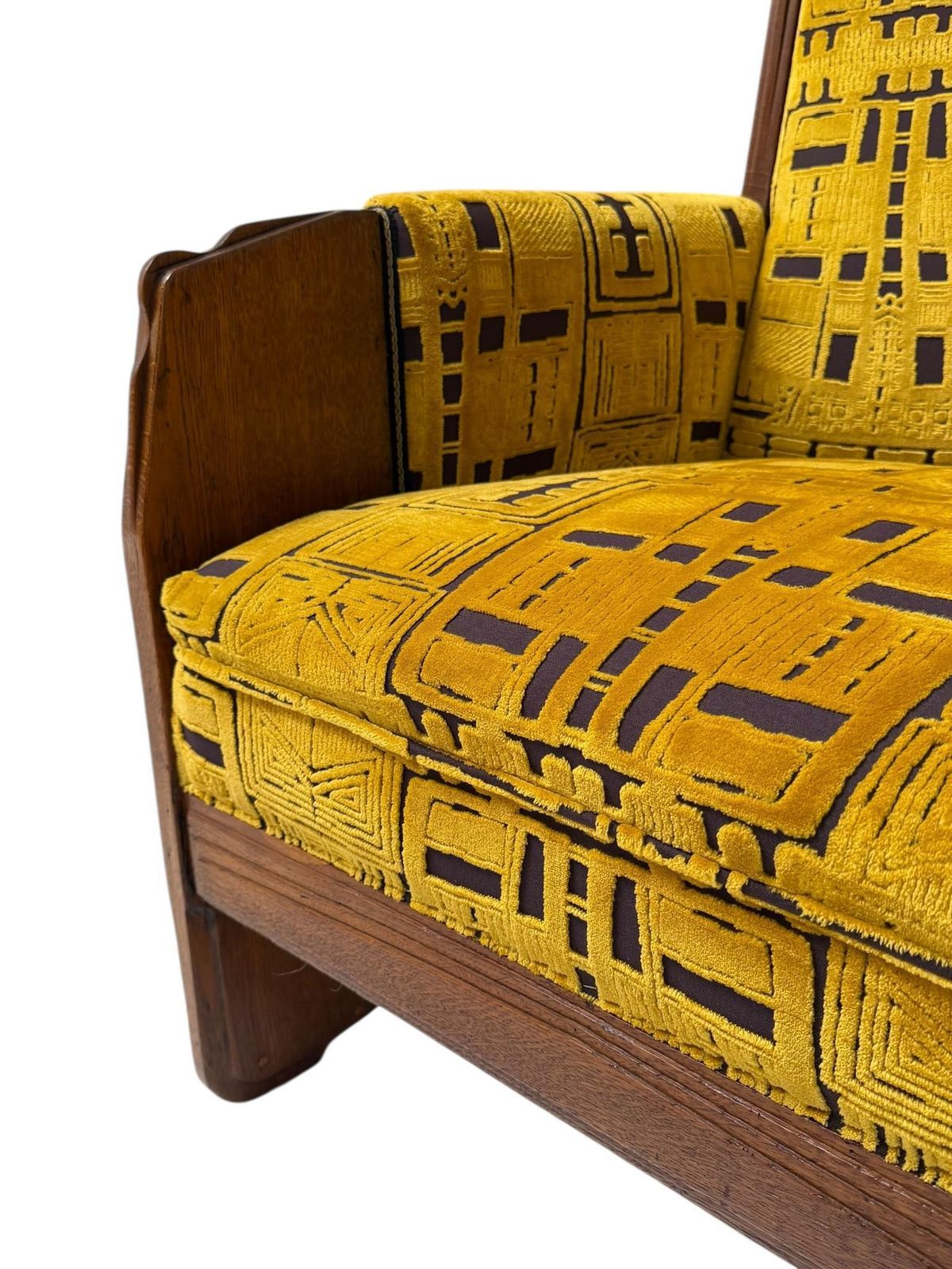 8421.0 Art Deco Amsterdamse School Lounge Chair By Cornelis Van Der Sluys, 1918 photo