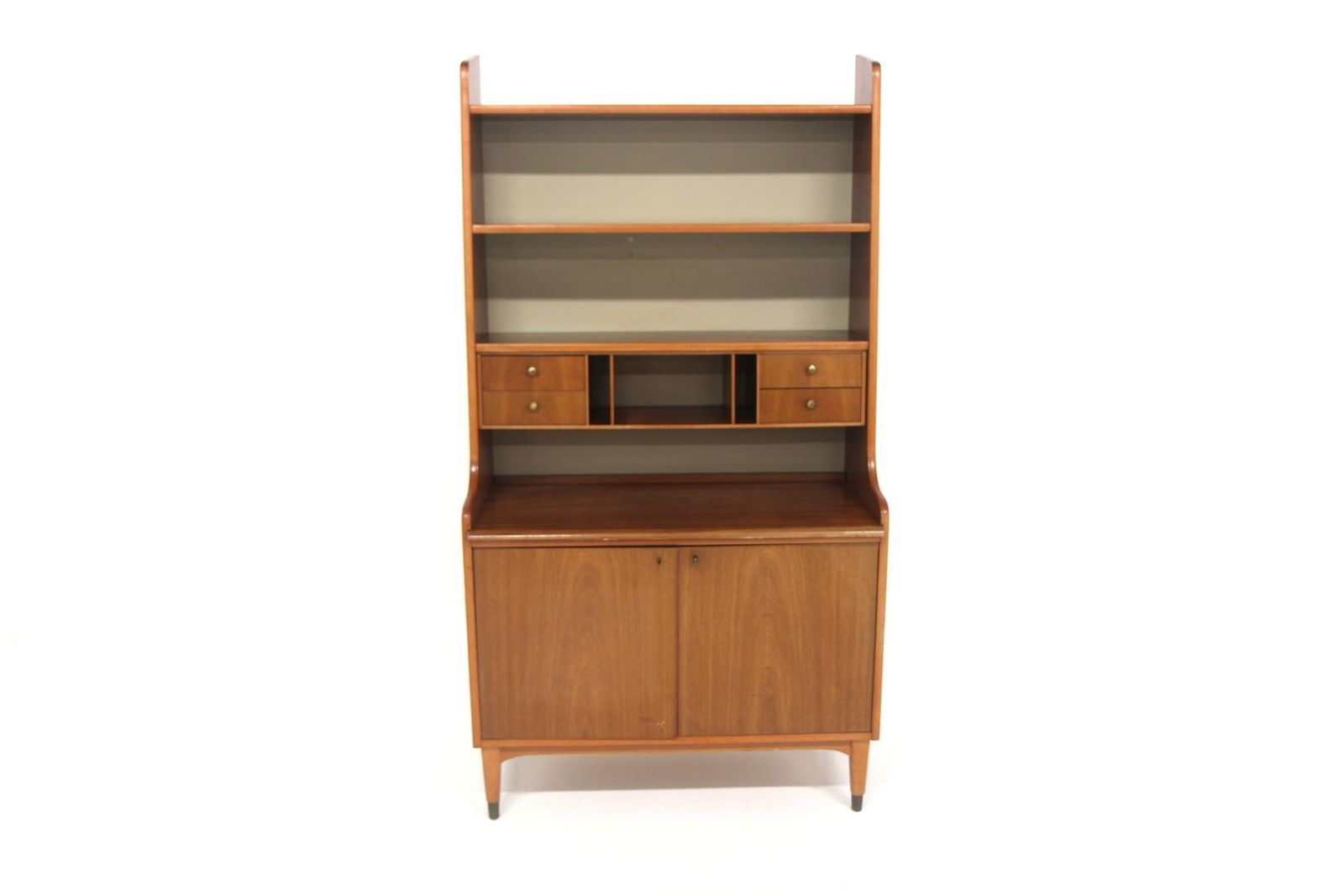 Scandinavian Mahogany Secretary Desk, Sweden, 1960s photo furniture