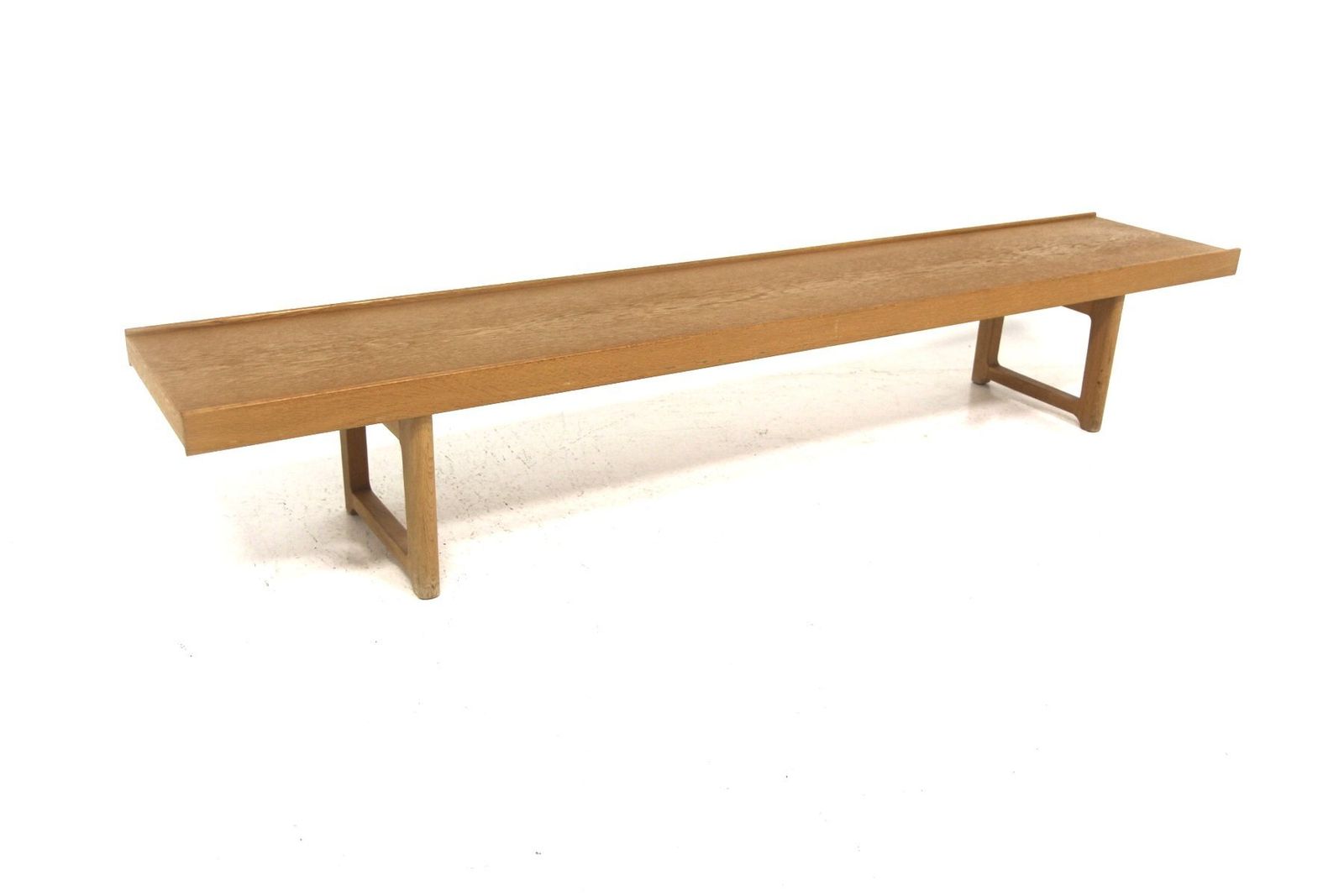 Oak Krobo Bench By Torbjørn Afdal For Bruksbo, Norway, 1960s photo 2173.0