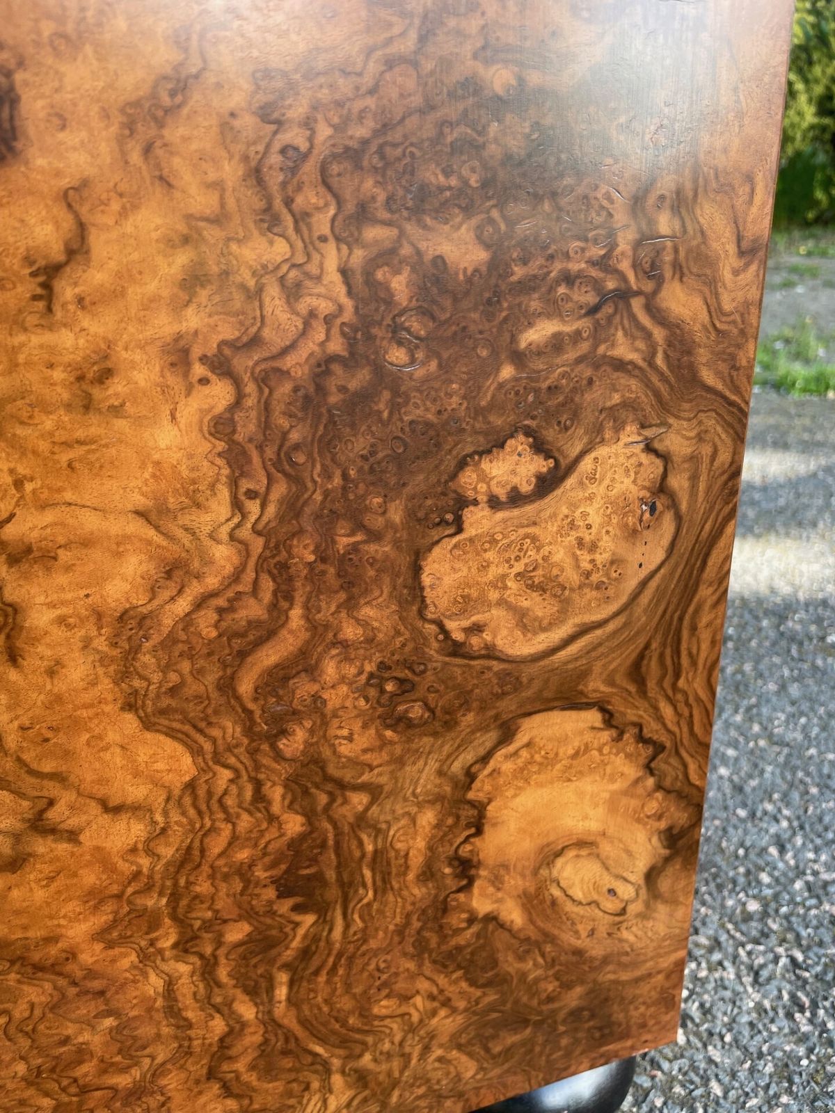 Fine Quality Small Burr Walnut Chest Draws photo for sale