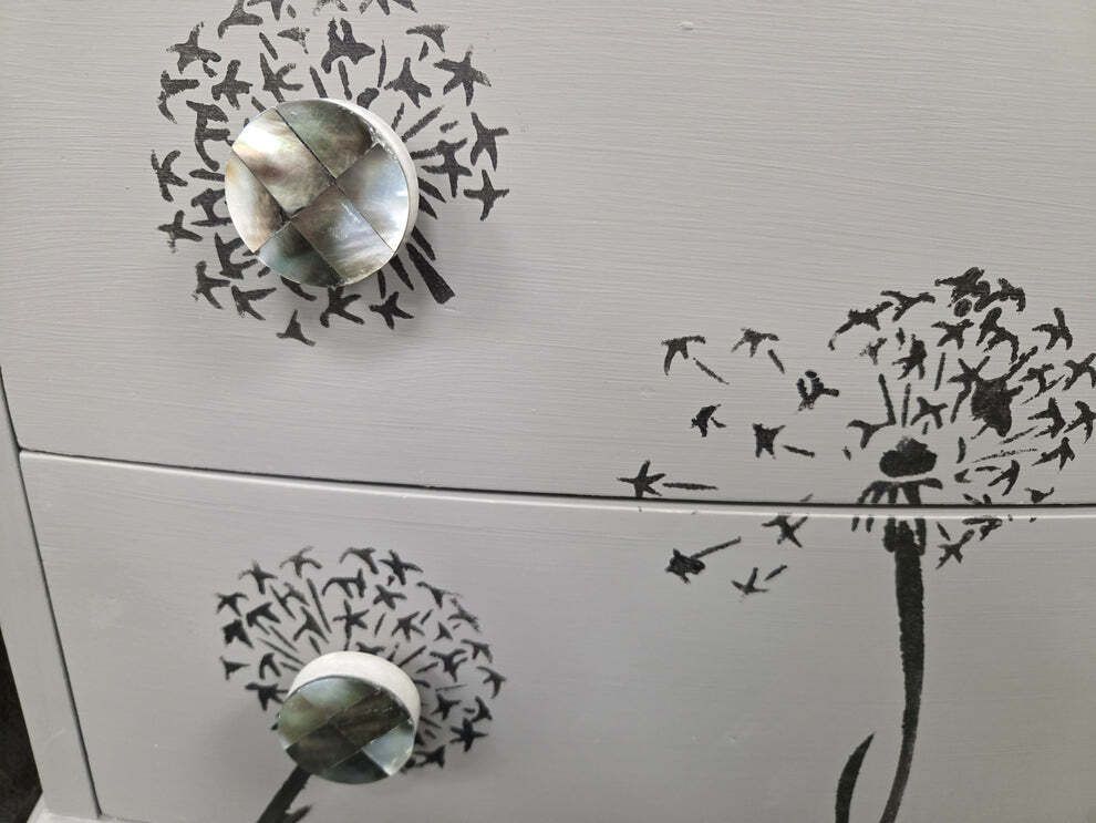 Queen Anne Legged 2 Drawer Chest Of Drawers photo for sale