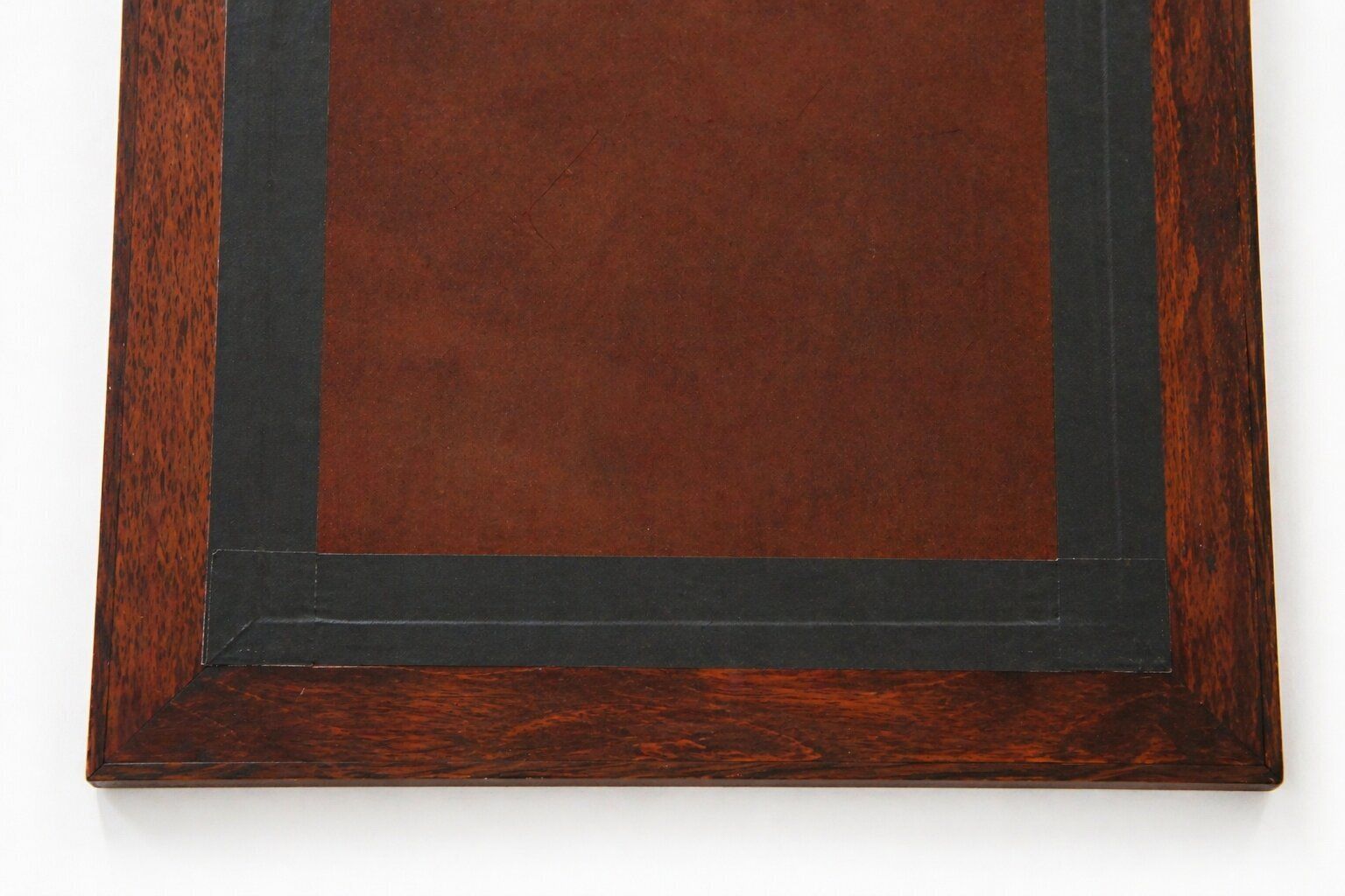 photo vinterior 20th Century Rectangular Geometric Brown Wood Marquetry Mirror By Pio Zanotti, Italian Design