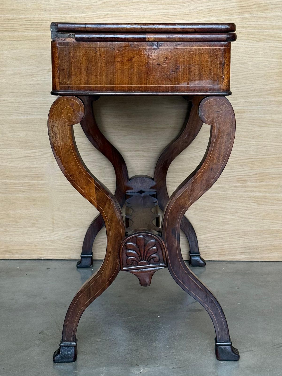 photo furniture Table de jeu d'époque George III en acajou