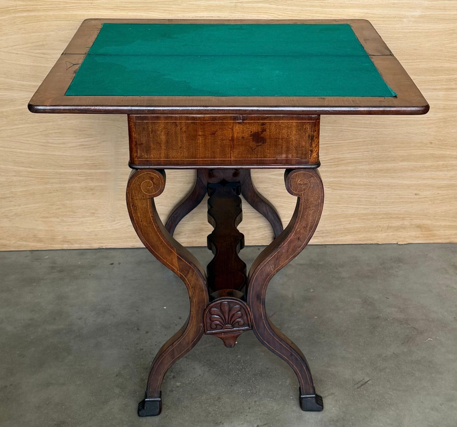 2024.0 Table de jeu d'époque George III en acajou photo