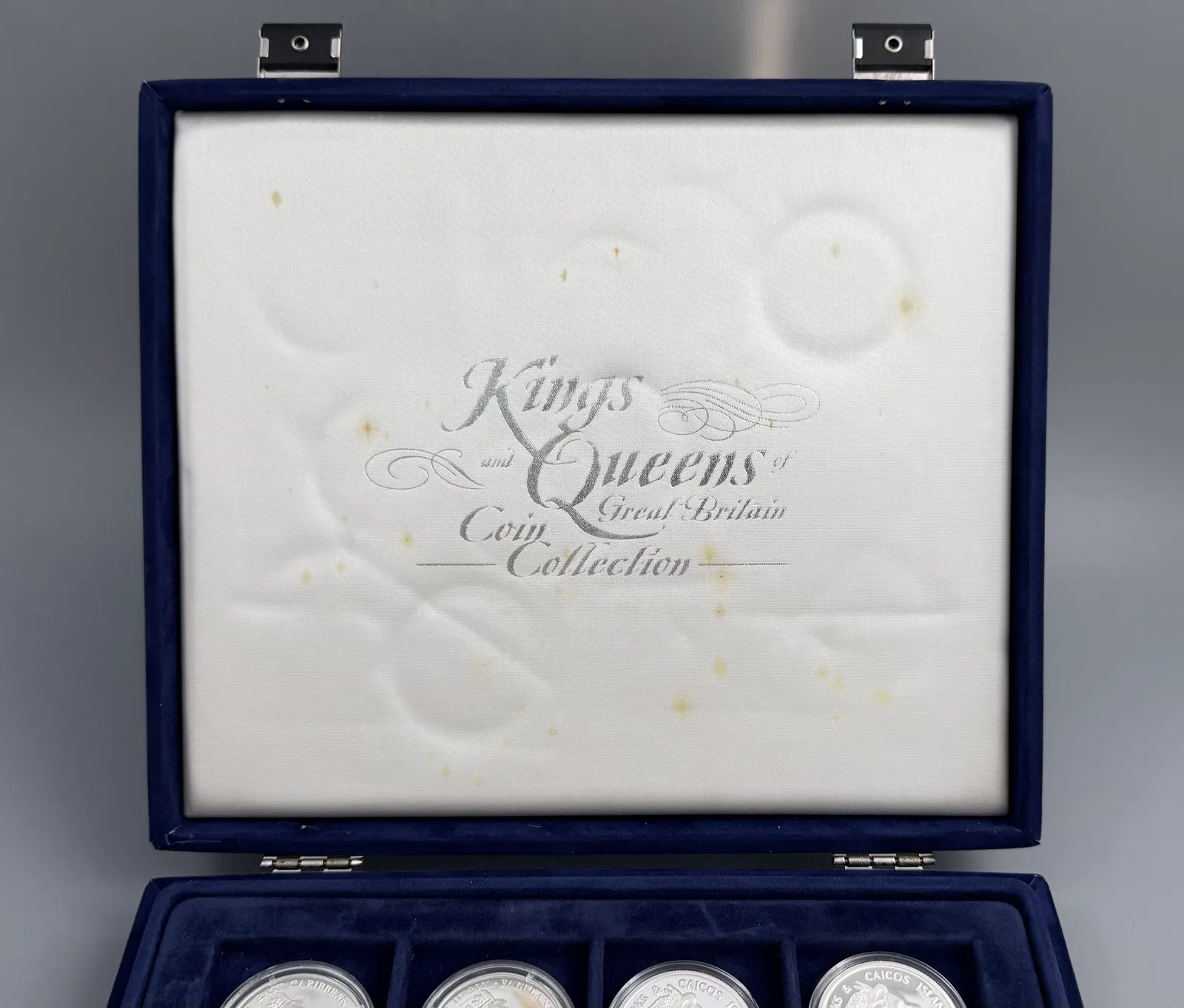 Silver Proof Coin Collection, "Kings And Queens Of Great Britain", Westminster Mint, 12 Coins, Cased With Certificates photo Home Decor
