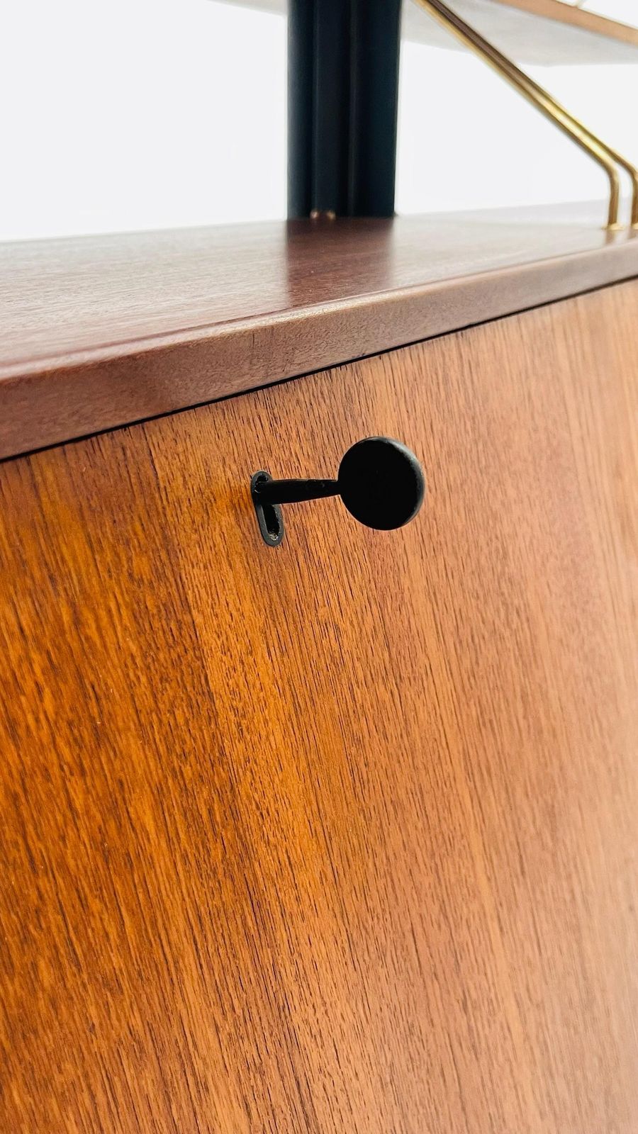 Roomdivider In Teak And Brass By Louis Van Teeffelen photo vinterior