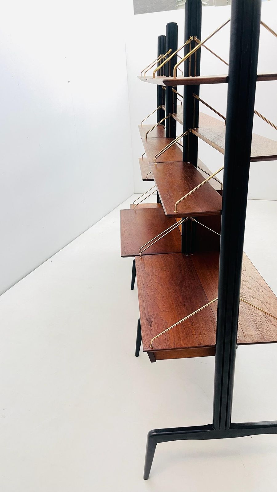 photo buy Roomdivider In Teak And Brass By Louis Van Teeffelen