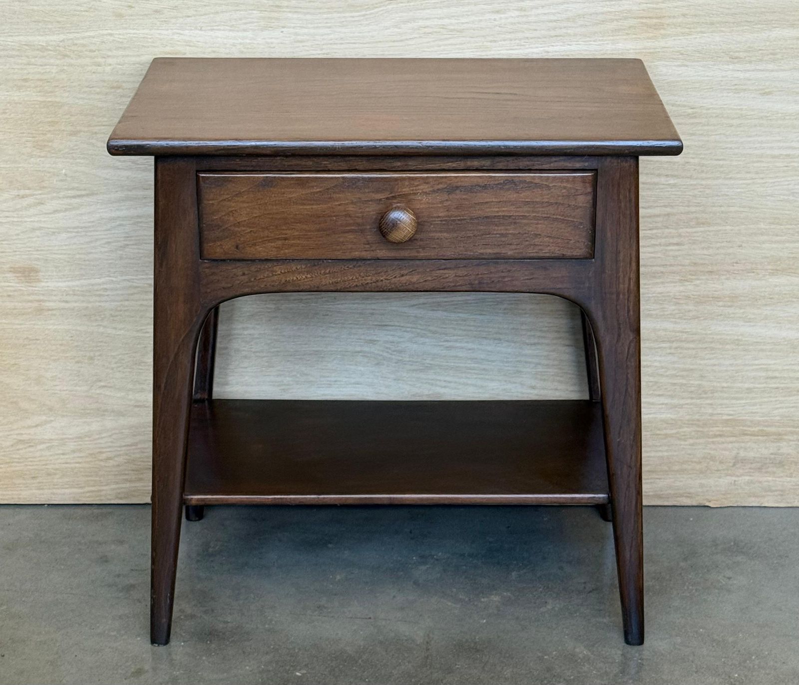 Tables de chevet danoises en teck avec tiroir, design moderne années 1960 photo furniture