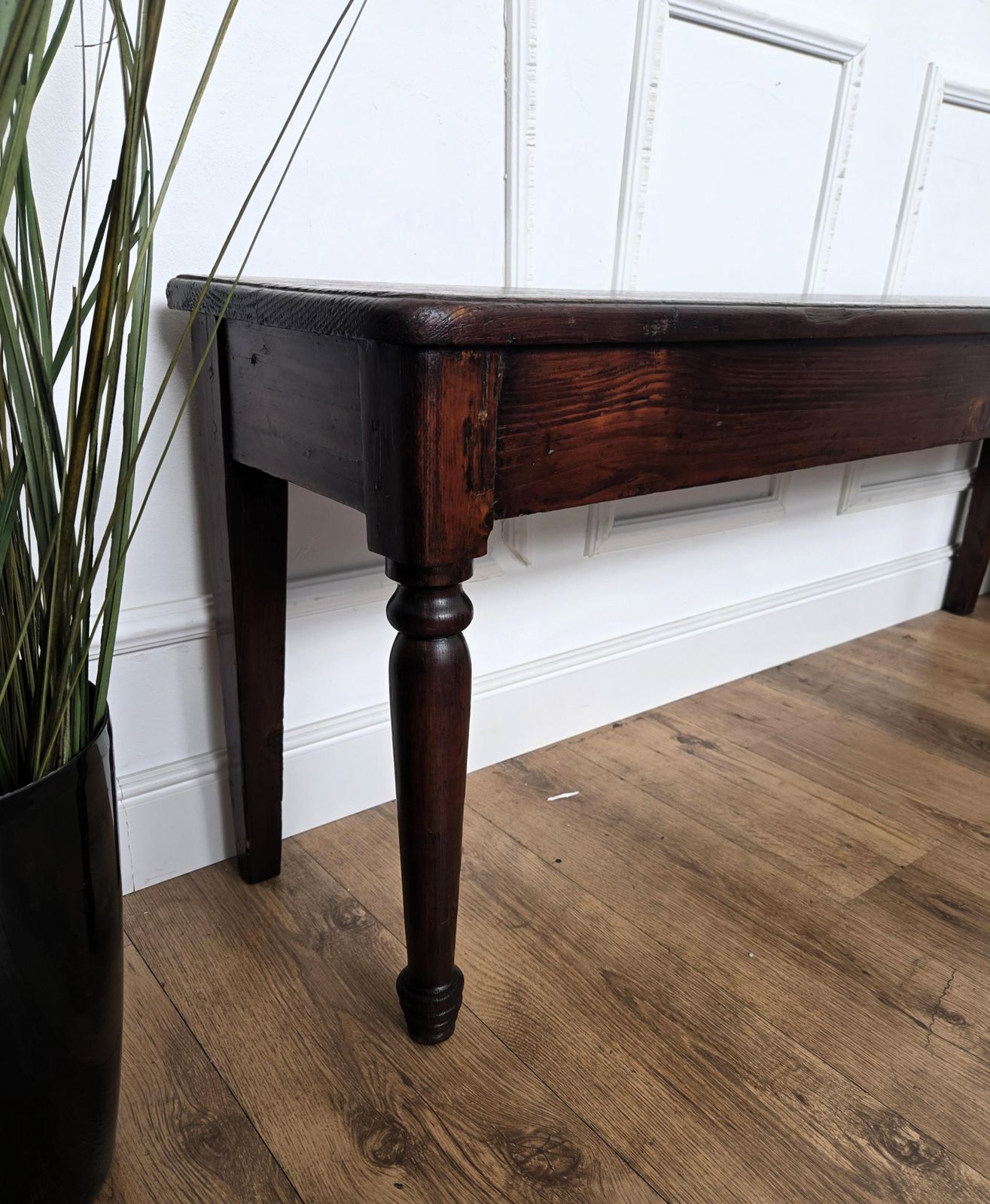 Italian Antique Wooden Bench Side Table photo Furniture