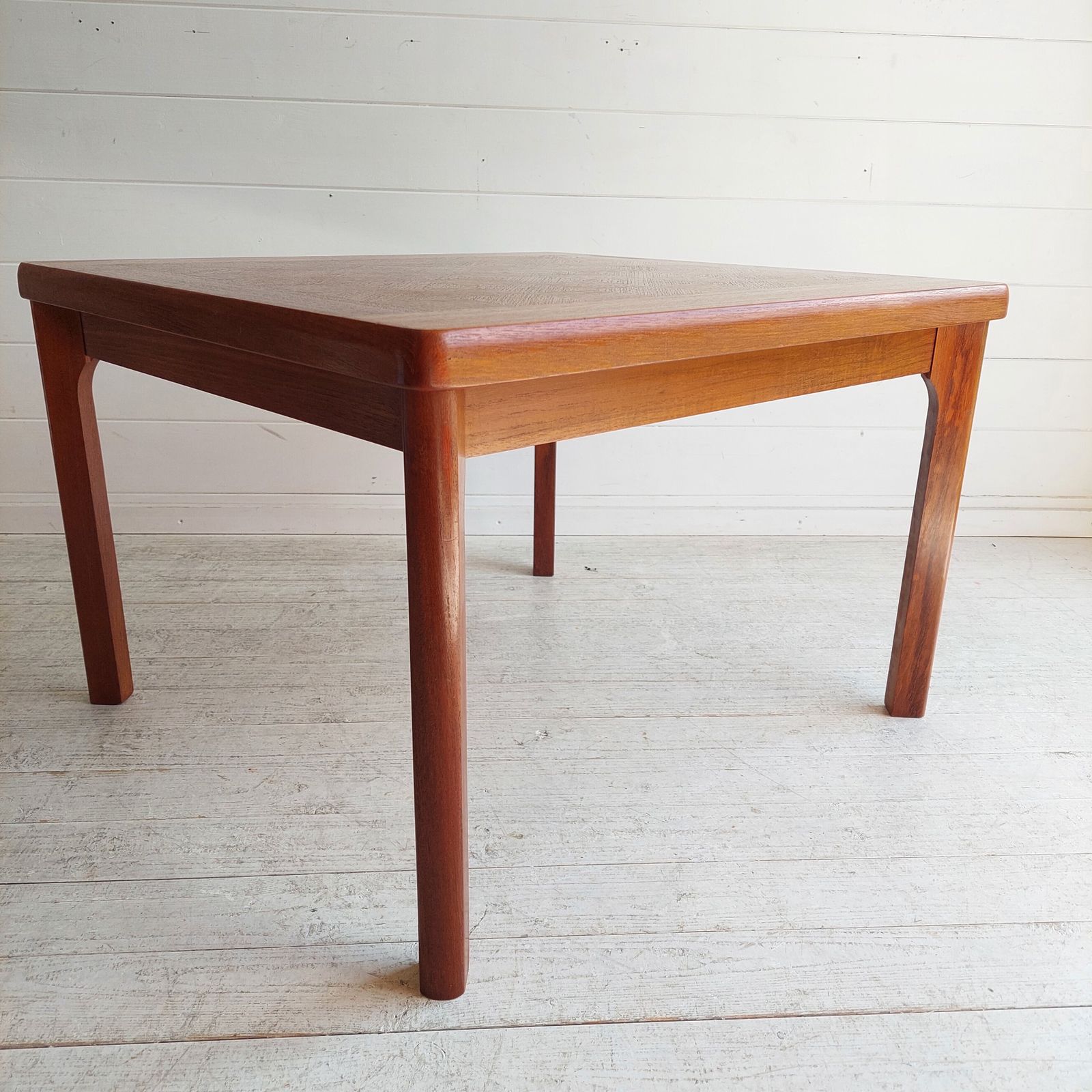 Mid Century  Danish Teak Coffee Table Vintage End Table By Toften Mobelfabrikk, 60s photo Furniture
