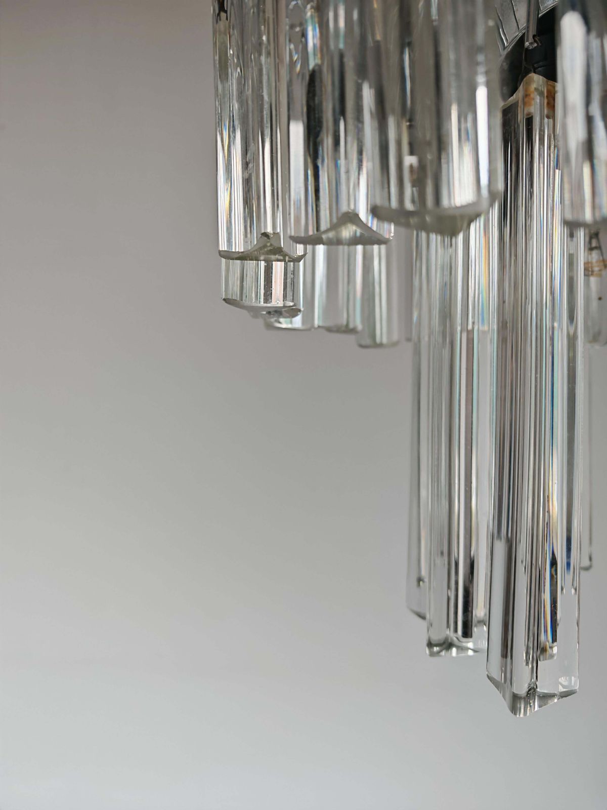 2200.0 Mid Century Modern "Fountain" Chandelier By Venini, Italy 1960s photo
