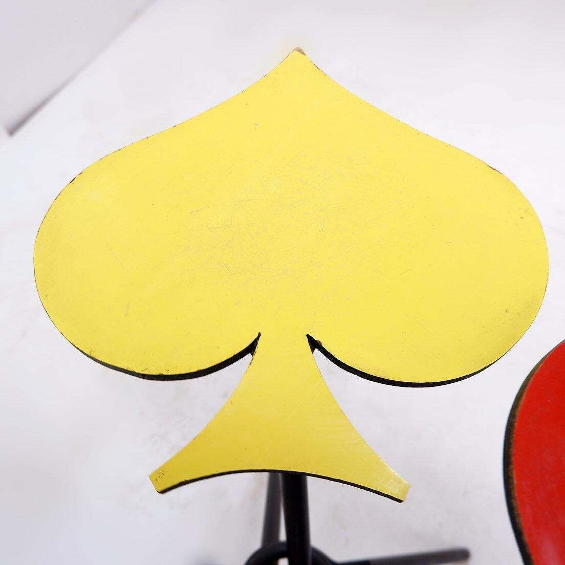 Clubs, Spades, Hearts, Diamonds Plant Holder   Italy 1960s photo buy