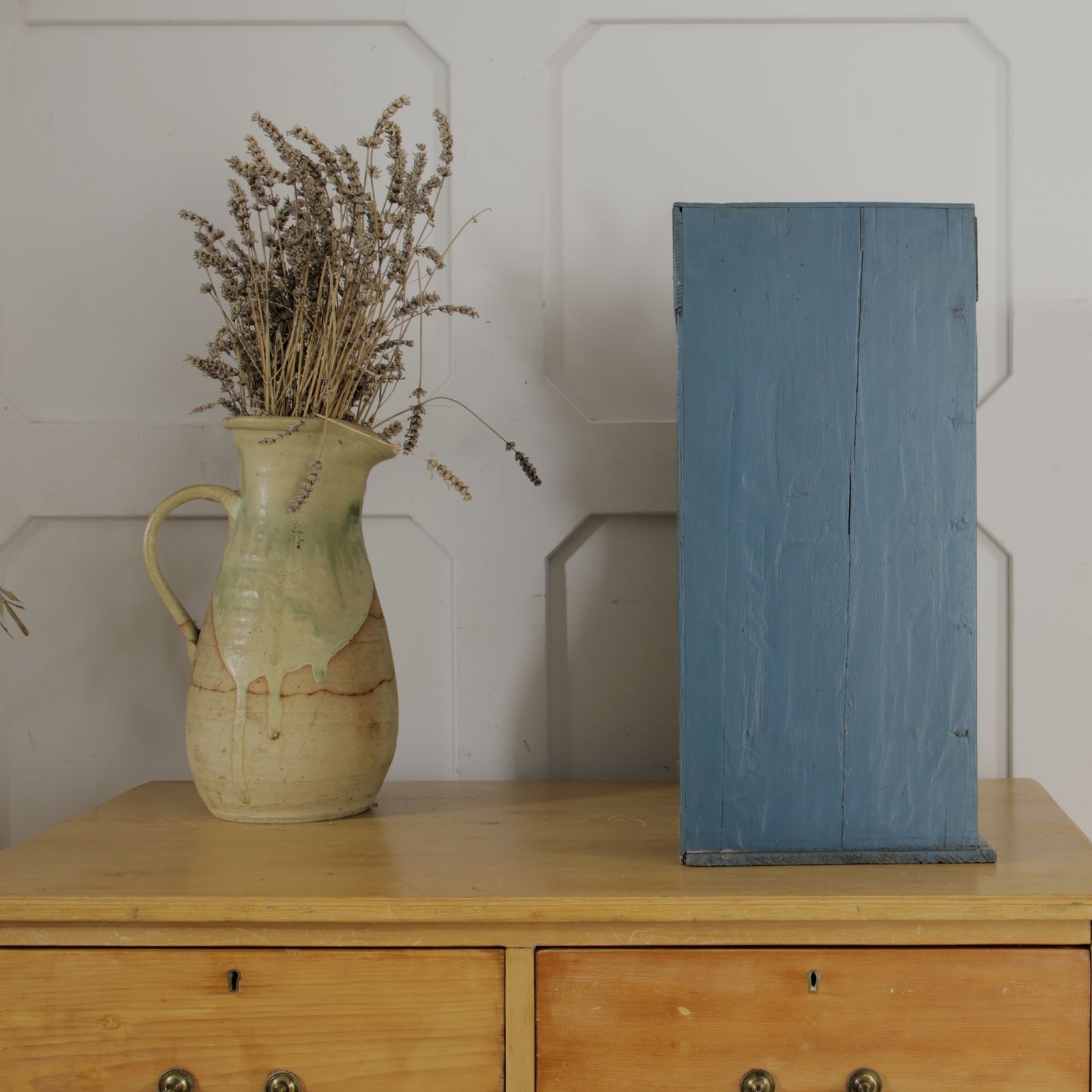 Vintage Painted Tabletop Chest Of Drawers photo buy