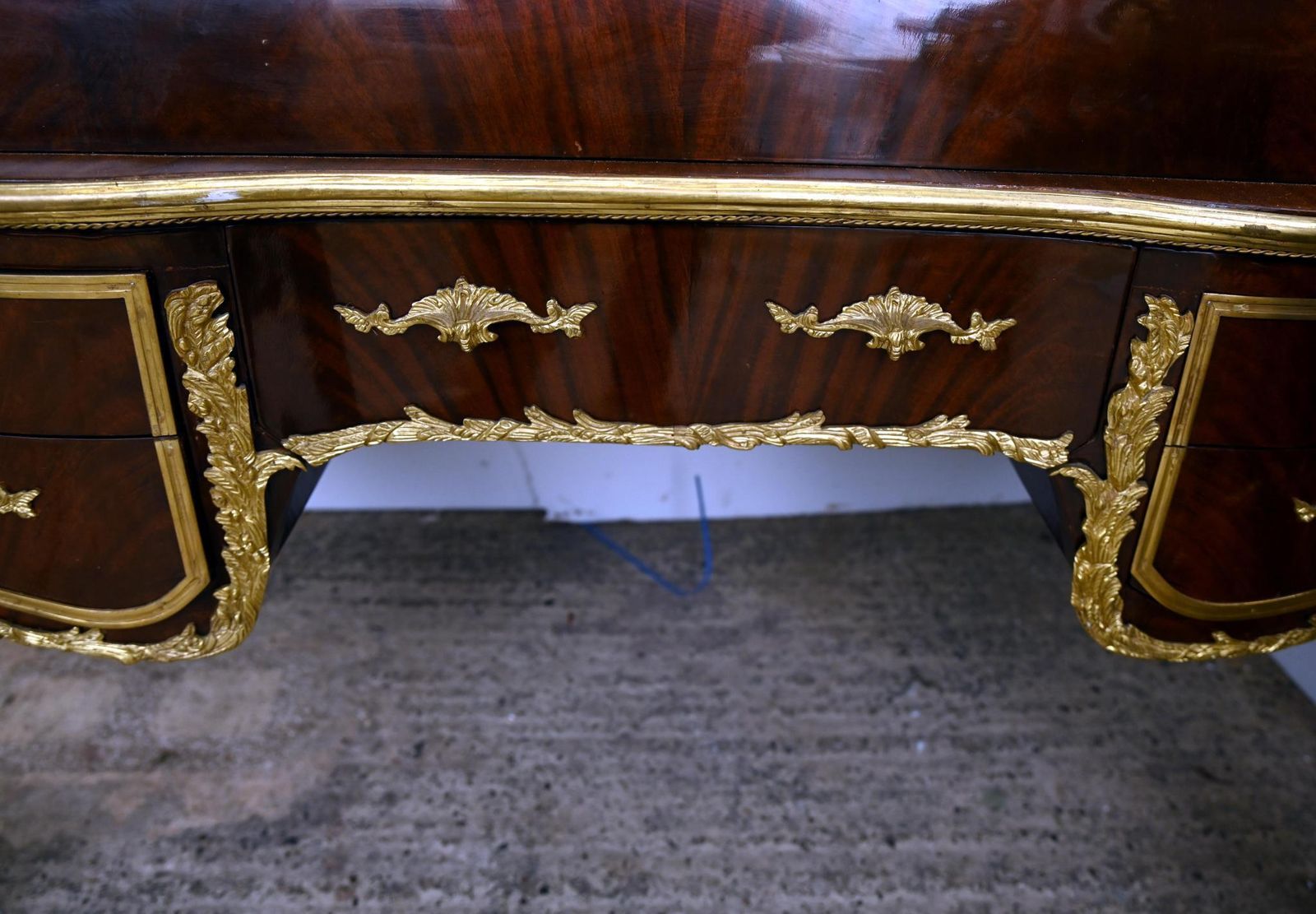 photo buy French Desk Bureau A Cylinder Roll Top Roi Louis XV