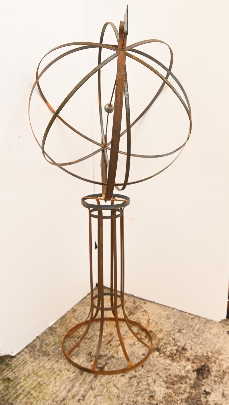 Garden Armillary Sphere Cast Iron Classical Exteriors 6.5 Ft 200 Cm photo vinterior