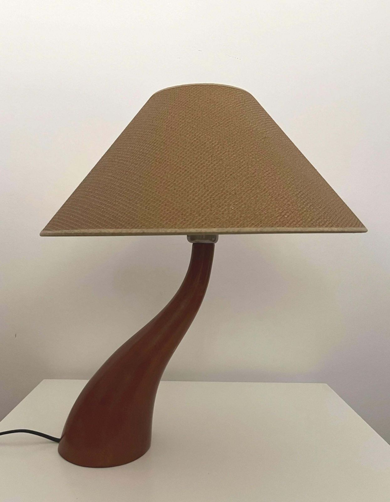 Postmodern "Bonsai" Pair Of Wood Table Lamps By Jordi Lluscà For Blauet, 1990s photo furniture