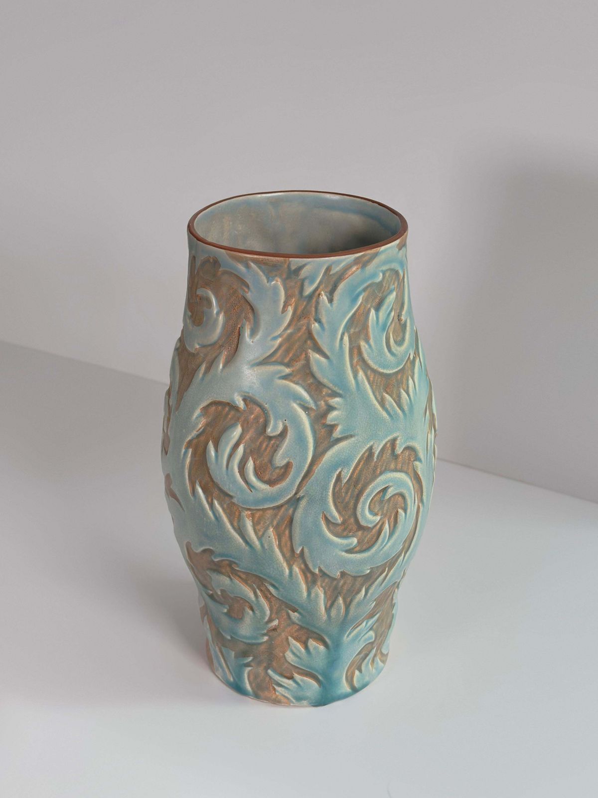Art Deco Ceramic Vase By Thomas Forester & Sons, Staffordshire, 1930s photo for sale