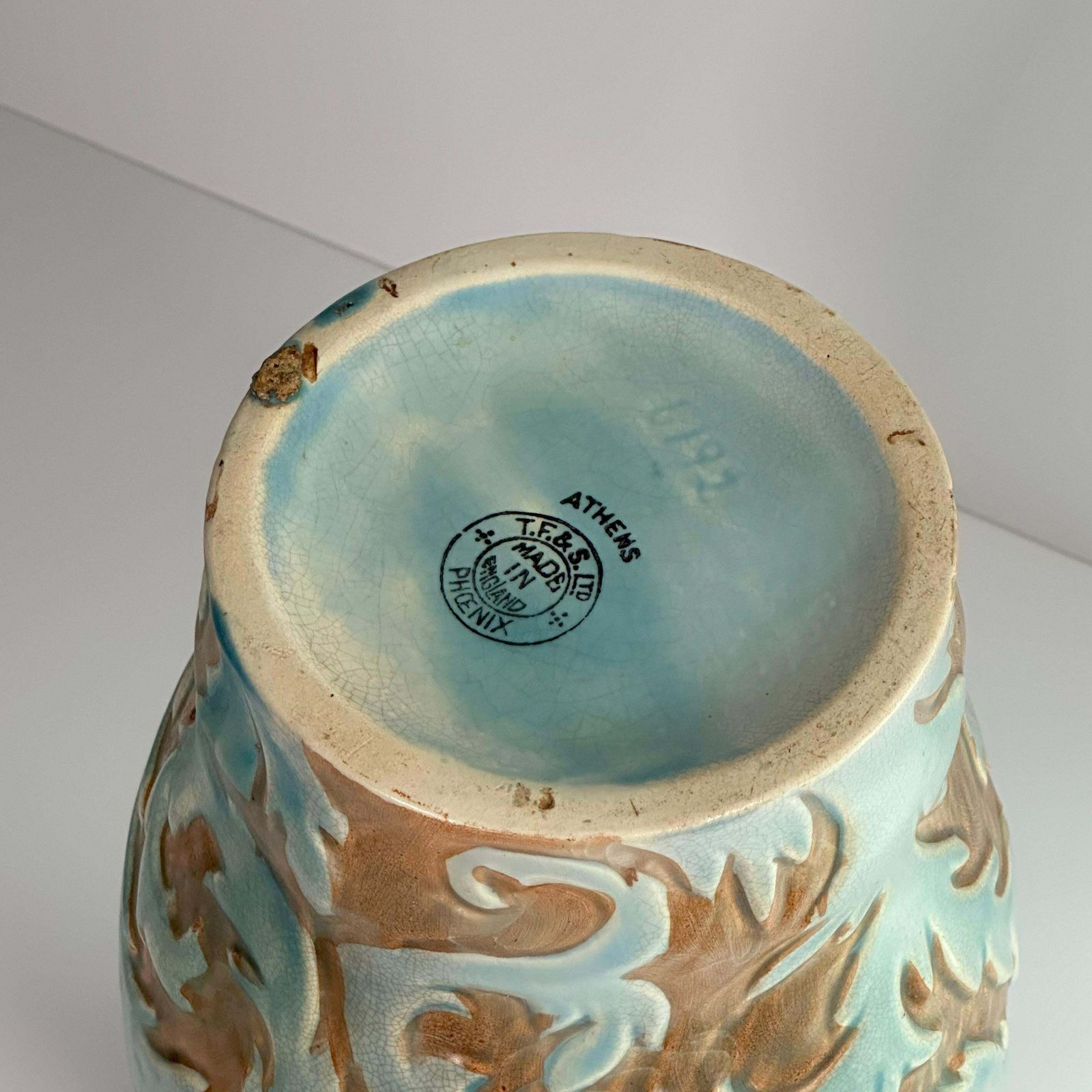 photo furniture Art Deco Ceramic Vase By Thomas Forester & Sons, Staffordshire, 1930s