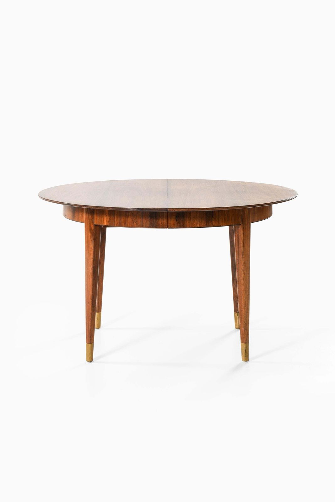 Rare Dining Table In Brass And Rosewood By Ernst Kühn, 1950s photo furniture