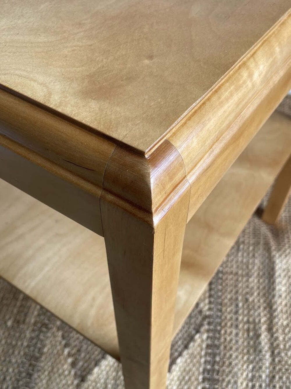 Swedish Modern Birch Side Table, Circa 1950 photo vinterior