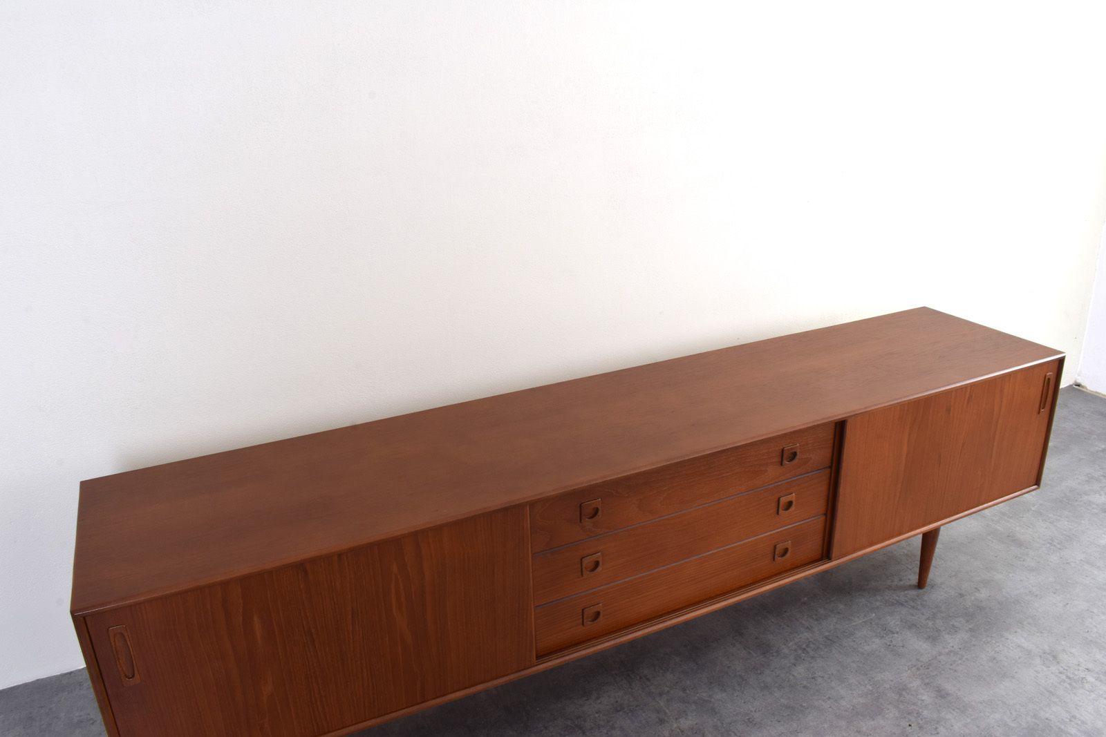 3250.0 Mid Century Danish Teak Sideboard photo