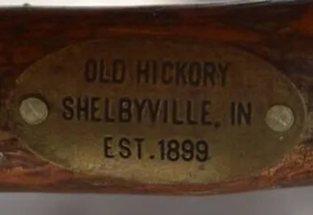 Old Hickory Chairs, Made Of Hickory In The United States, 1960. photo for sale