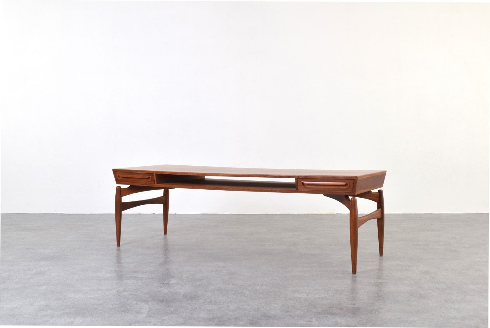 Mid Century Teak Coffe Table By Johannes Anderen For Trensum Möbelfabrik, 1960s. photo furniture