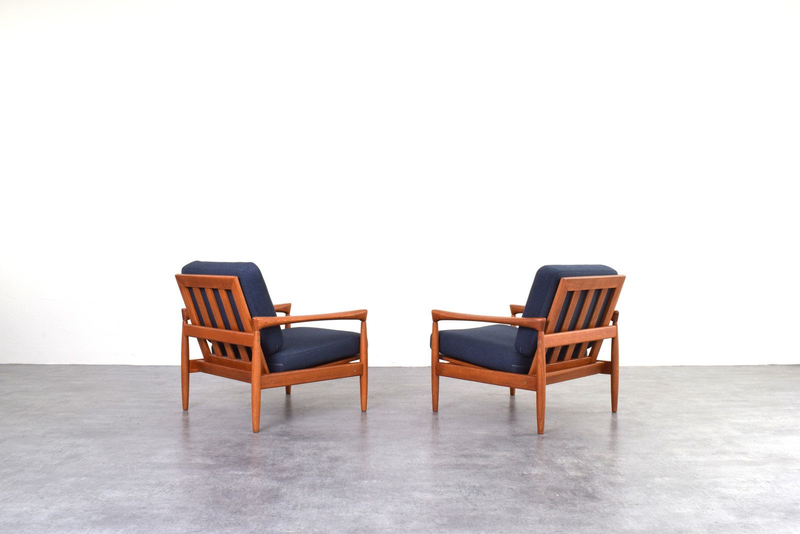 Mid Century Oak Kolding Armchairs By Erik Wørts For Ikea, 1960s, Set Of 2 photo Furniture