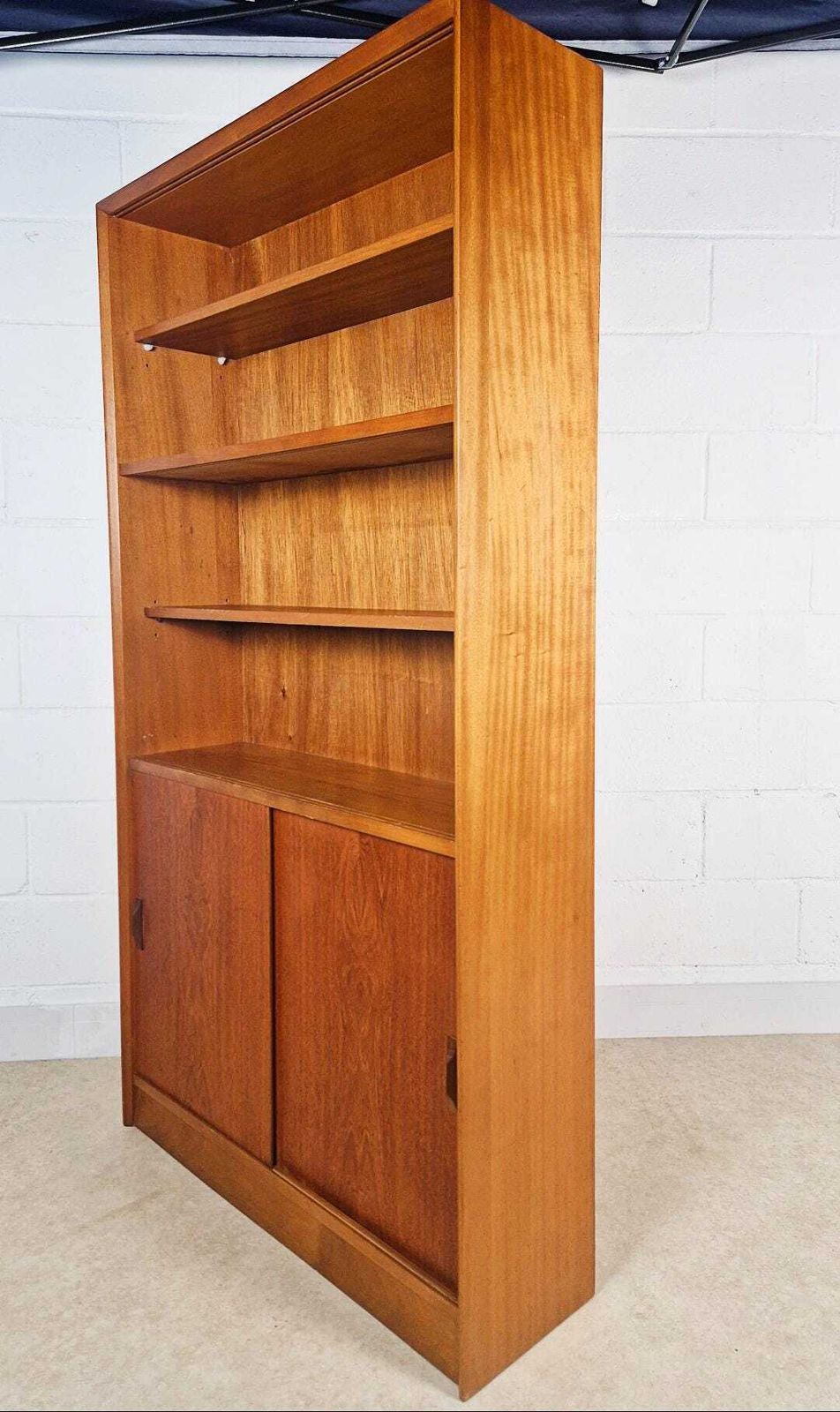 Herbert Gibbs For Heals Silver Signature Vintage Mid Century 1970s Bookcase Vinyl Storage Sideboard photo Furniture