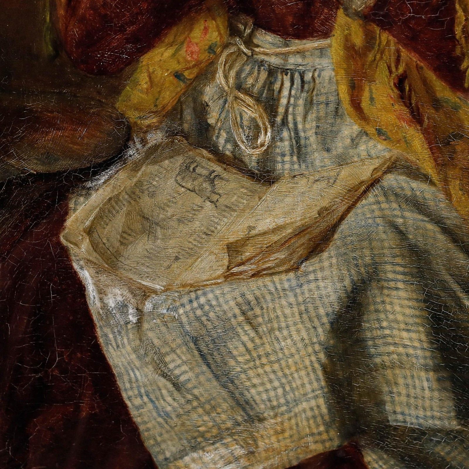 Alice Grant Framed 1880 Oil, In Disgrace photo Art