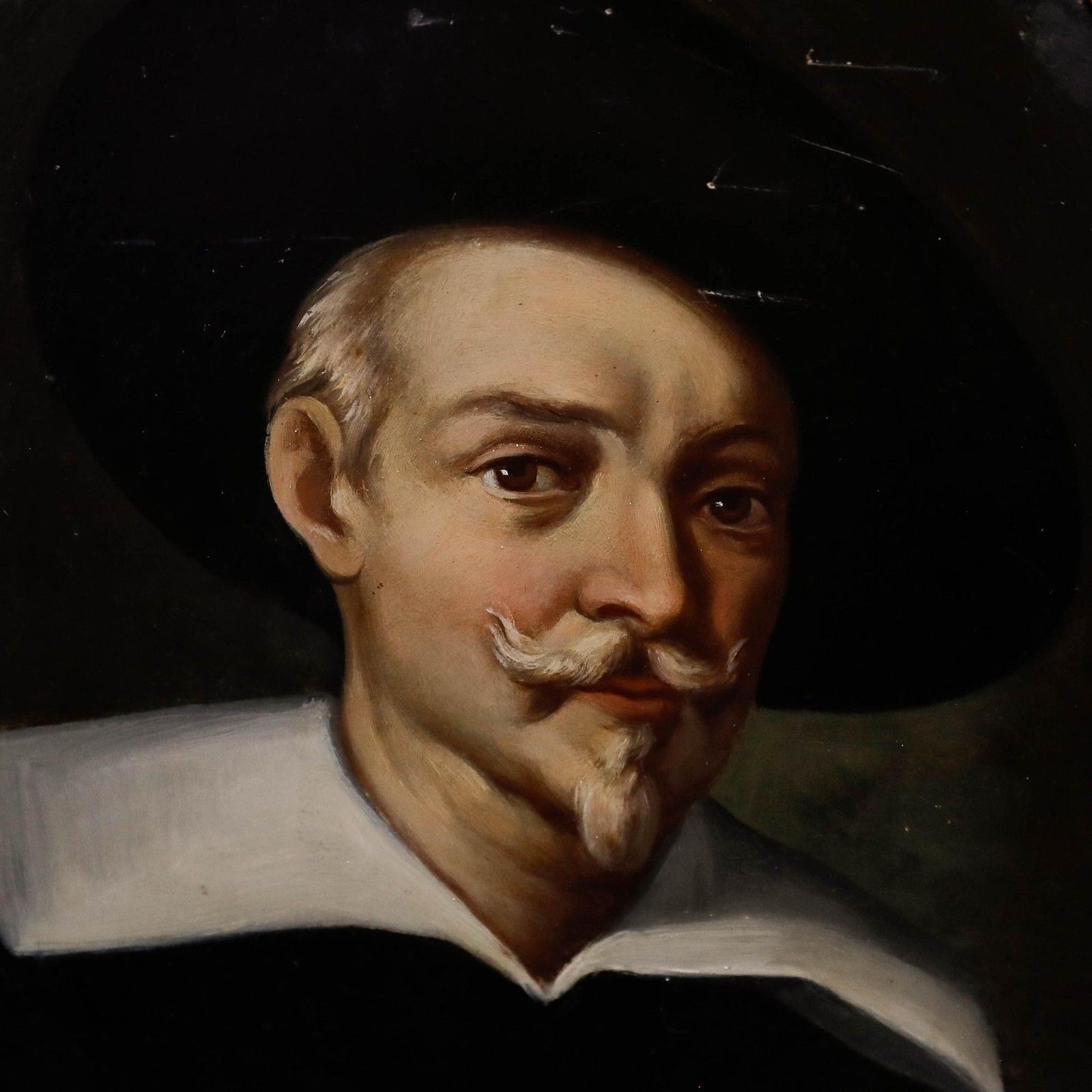 After Guido Reni (1575–1642) Framed 19th Century Oil, Self Portrait photo vinterior